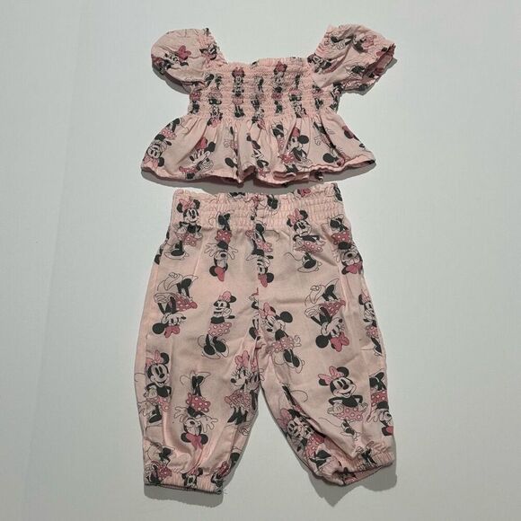 Disney Baby Minnie Mouse 2 Piece Girls outfit | Size 3-6 Months - Picture 1 of 11